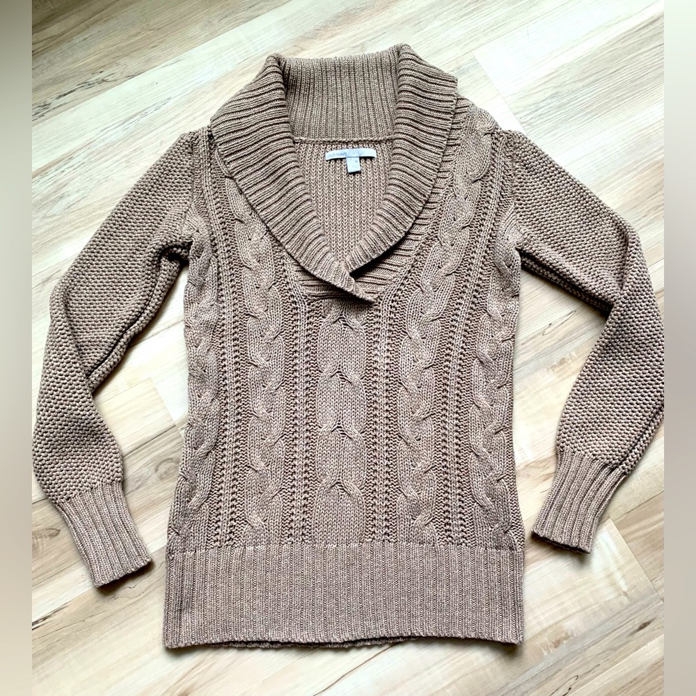 Old Navy Tan Knit Sweater